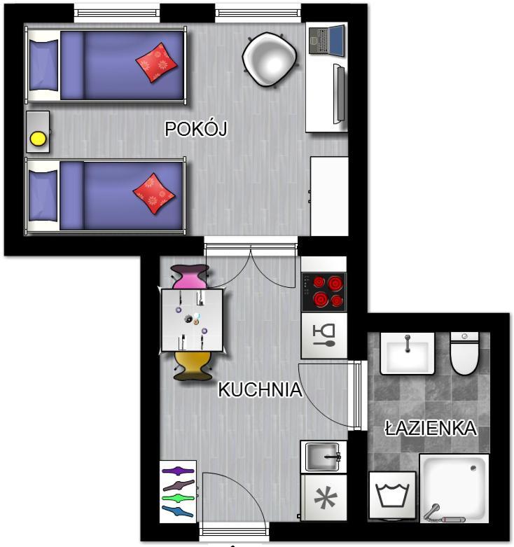 Apartament 100M Od Morza Sopot Exteriör bild